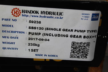 Υλικό χάλυβα υδραυλικών αντλιών εκσκαφέων εμπορικών σημάτων SBS120 Handok για E323C E323D