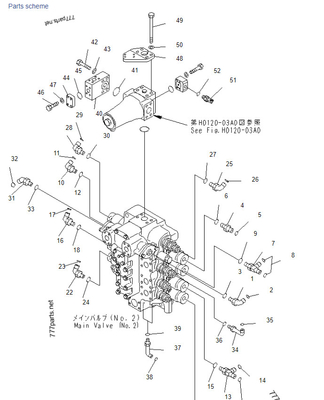 Κύρια βαλβίδα Komatsu PC1250SP-7 21N-64-36440 02896-11009 07002-12034 21N-64-36740 02896-11009 Κόστος αντικατάστασης βαλβίδας ελέγχου εκσκαφέα