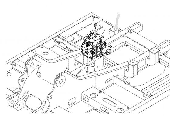 EC210B UX28-86 14512144 Κύρια βαλβίδα σκάφους Υδραυλική βαλβίδα ελέγχου
